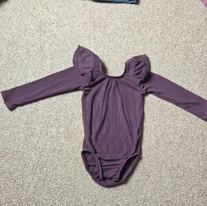 Kyte BABY Ribbed Ruffle Sleeve Bodysuit Size 18-24 Months